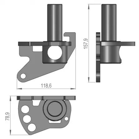 Patte de fixation roue sip423530130