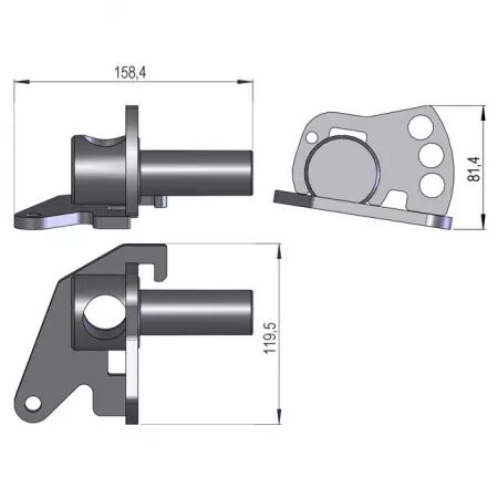 Patte de fixation roue sip423530190