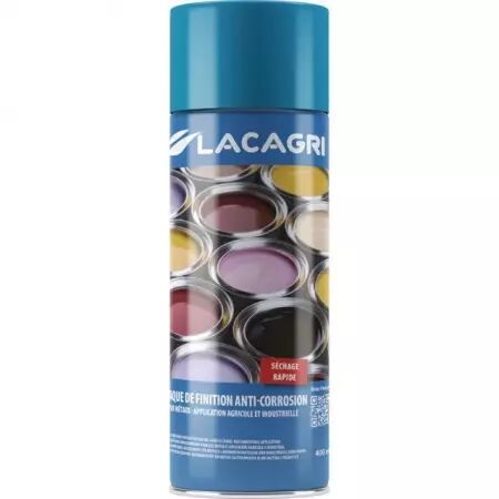 Peinture de finition bleu ciel aerosol 400ml lacagri