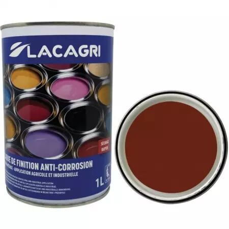 Peinture de finition brun rouge pot 1l lacagri