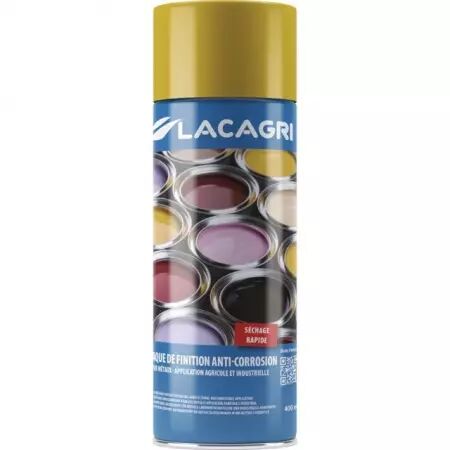 Peinture de finition jaune jcb cater aerosol 400ml lacagri