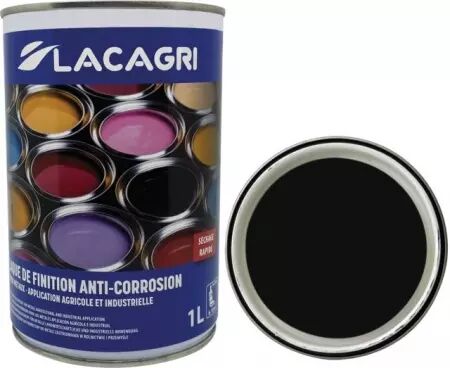 Peinture de finition noir mat same pot 1l lacagri