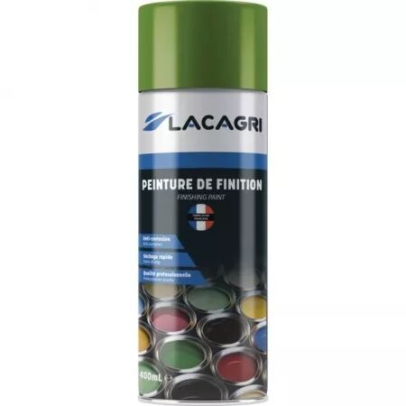 Peinture de finition vert amazone new  aerosol 400ml lacagri