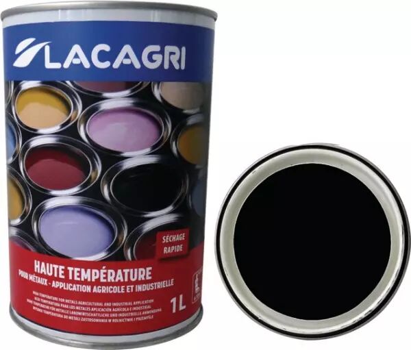 Peinture antirouille haute température noir mat 946 ml