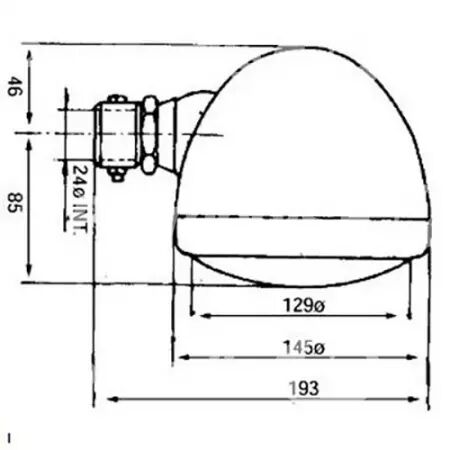 Phare avant adaptable Case Ih, Deutz, Fendt, John Deere