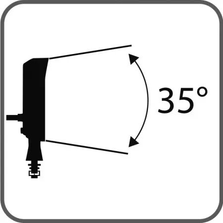 Phare led carre mini 12/24v 10w 600lm