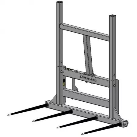 Pic bottes ap 1800 4 dents ø45 longueur 1055 percees quicke