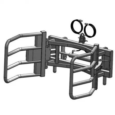 Pince balle hydraulique schäffer 4350-9380 flexible+coupleur