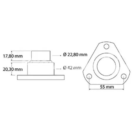 Pivot de direction adaptable Case Ih, Ford, John Deere, Steyr