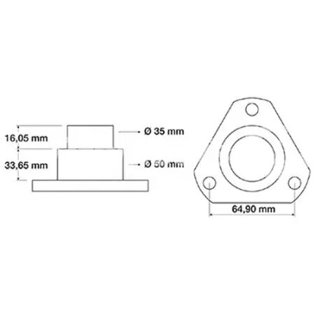 Pivot de direction adaptable Case Ih, Ford, Manitou, Merlo