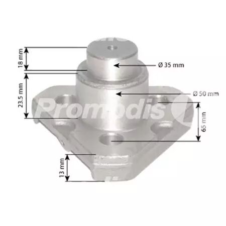 Pivot de direction adaptable Massey Ferguson, Valtra, Valmet