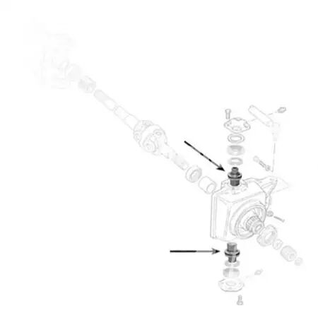 Pivot de direction adaptable Massey Ferguson