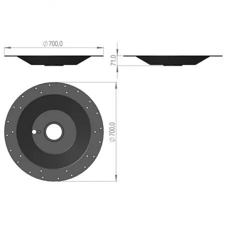 Plaque rotor inférieure sip156055403