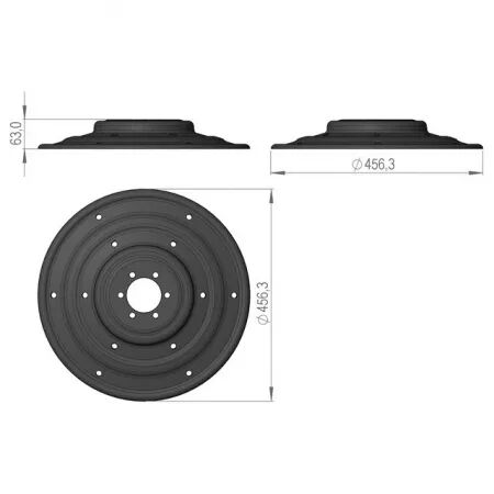 Plaque rotor sip 153267805b