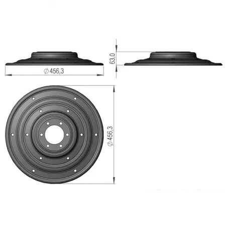 Plaque rotor sip334510190