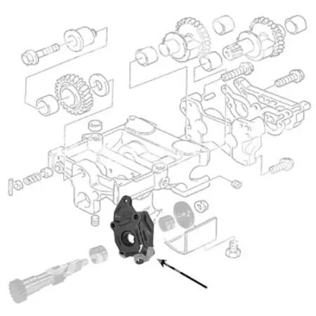 Pompe a huile adaptable Claas, Renault, Landini, Massey Ferguson