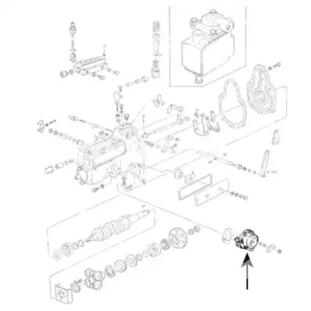 Pompe d\'alimentation adaptable Ford, Massey Ferguson, Valtra, Valmet