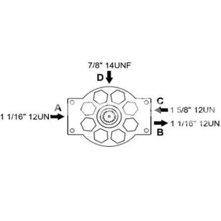 Pompe hydraulique adaptable John Deere