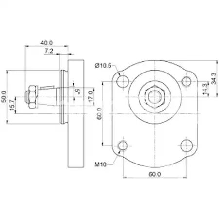 Pompe hydraulique double adaptable Deutz, Hurlimann, Lamborghini, Same