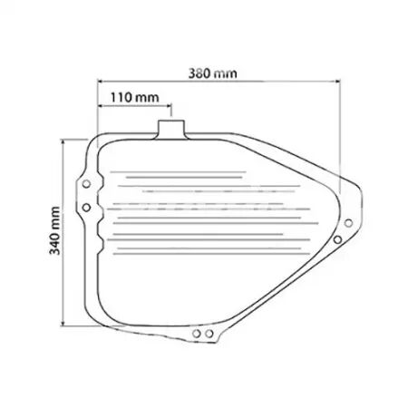 Reservoir de gasoil adaptable Ford