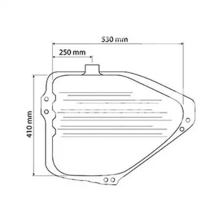 Reservoir de gasoil adaptable Ford