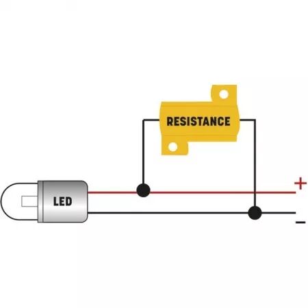 Résistance LED 12 v 10 Ohms