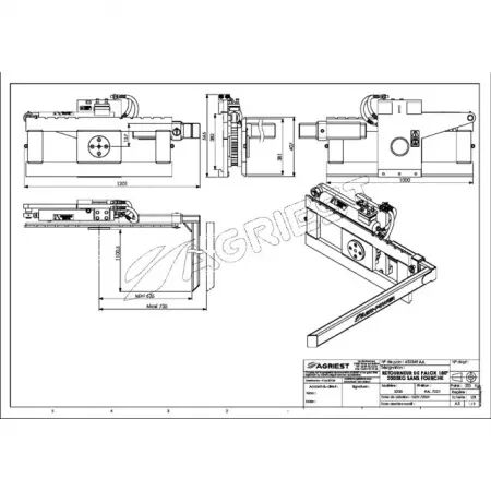 Retourneur de palox 2000kg sans fourche