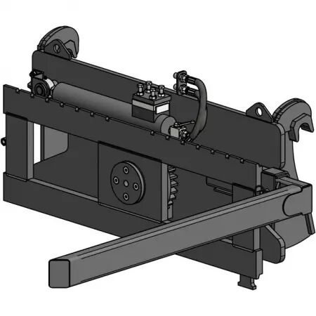 Retourneur de palox attelage merlo zm2 sans fourche