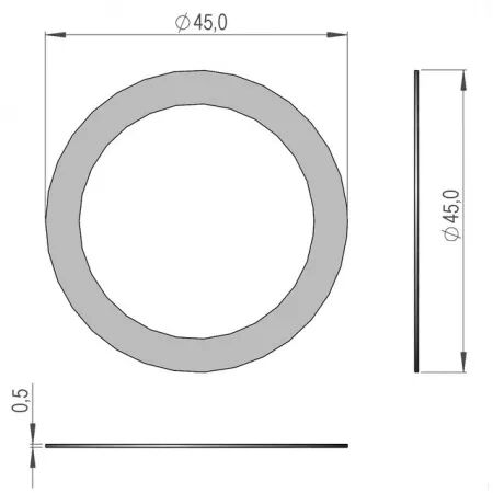 Rondelle 35x45 sip 150820008