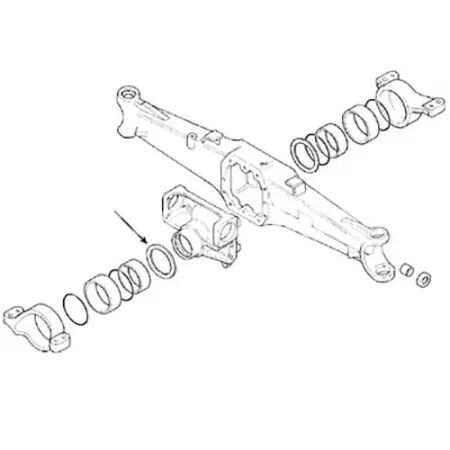 Rondelle de pont avant adaptable David Brown, Ford, Steyr