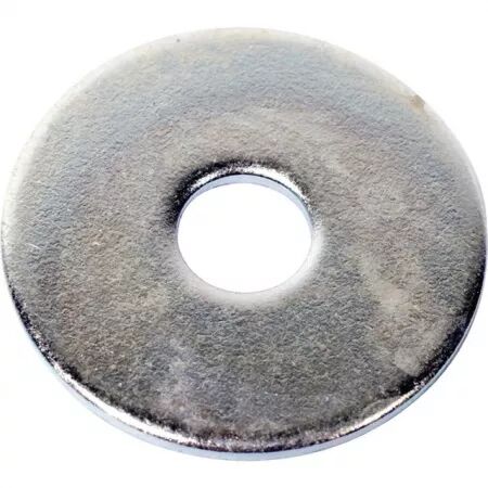 Rondelle plate extra large d.10mm zingue (blister de 25)