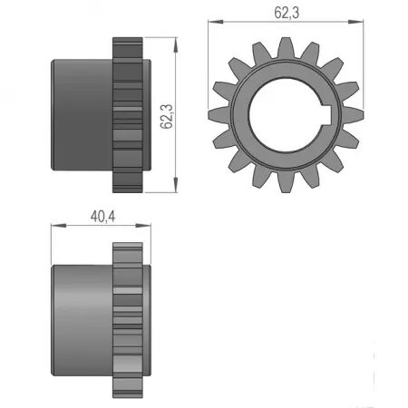 Roue dentee sip 851060090z