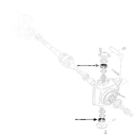 Roulement adaptable Case Ih, Deutz, Fendt, John Deere, Landini, Massey Ferguson, New Holland, Same, Steyr, Valtra, Valmet