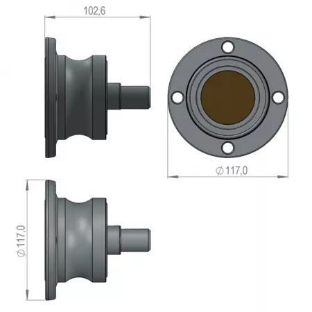 Roulement agri hub (12-018) skf sip 150794108