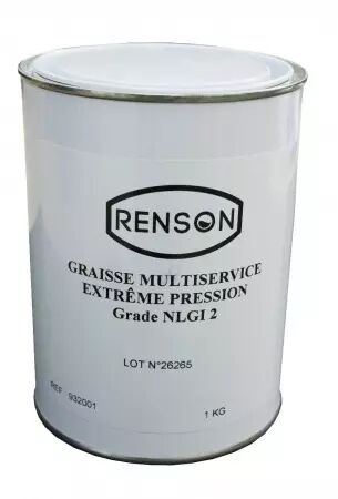 Seau de graisse 1kg extreme pression grade 2