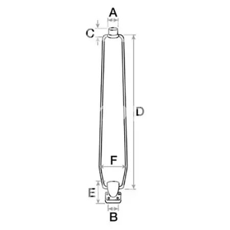 Silencieux d\'échappement adaptable Deutz