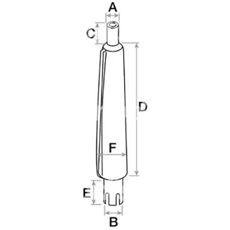 Silencieux d\'échappement adaptable Deutz