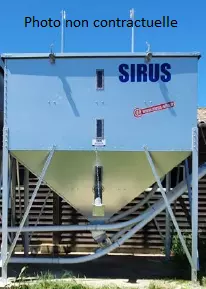 Silo Sirus cubique « Succes » 18,50 m³ - Monocône - Remplissage par GODET