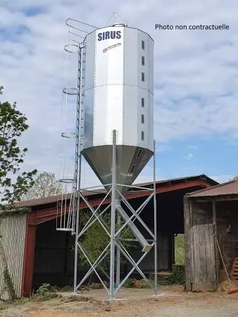 Silo SIRUS Rond « Immensity » 20 m³ - Remplissage par Camion vis