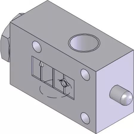 Soupape hydraulique 3/8 v0827 nf sip 150751207