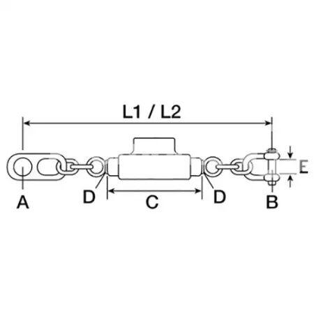 Stabilisateur adaptable Ford