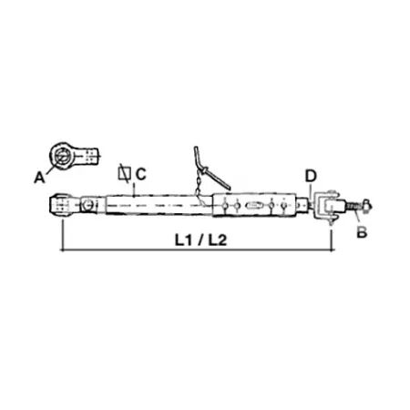 Stabilisateur adaptable John Deere