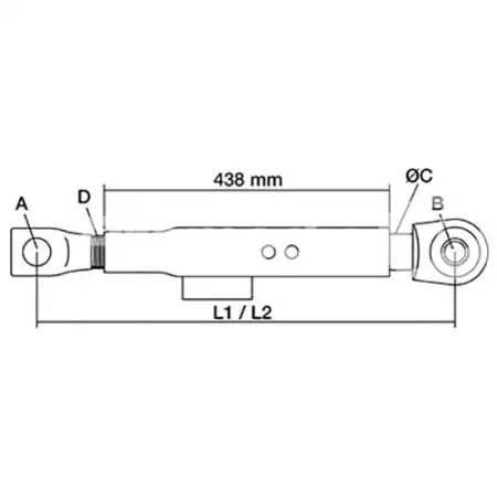 Stabilisateur adaptable Massey Ferguson