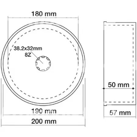 Tambour de frein adaptable Deutz