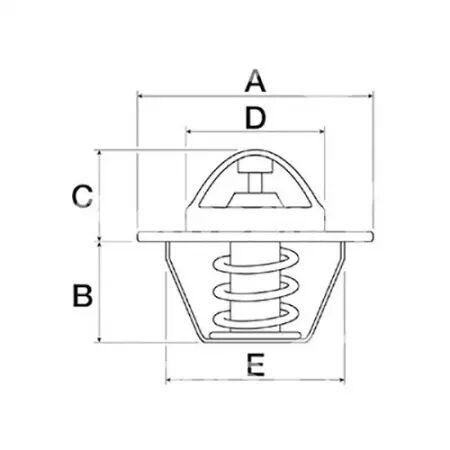 Thermostat adaptable John Deere, Landini