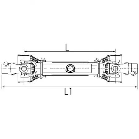 Transmission complète grand angle 83cv Bondioli Pavesi 1210 mm