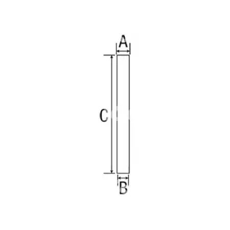 Tube de sortie d\'échappement adaptable Massey Ferguson