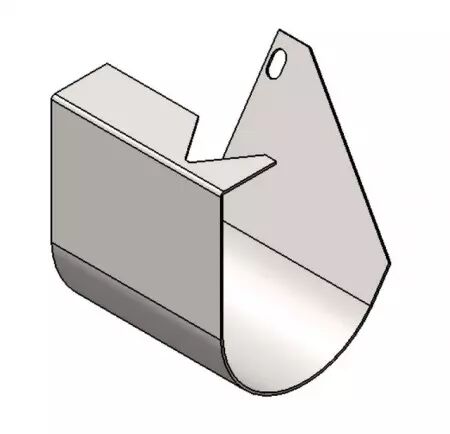 Type a113 tole avant gauche