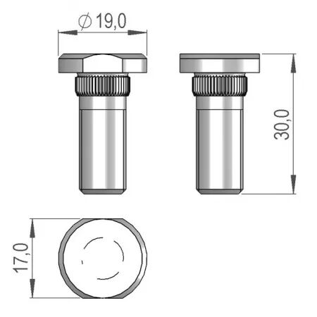 Vis 5 - m10x26 dacromet sip745030820