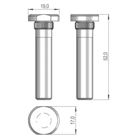 Vis 5 - m10x43 dacromet sip745030790